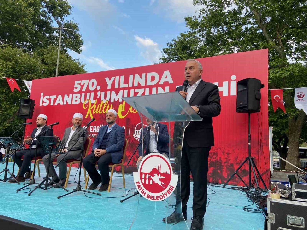 İstanbul’un fethinin 570’inci yılı Saraçhane Parkı’nda kutlandı