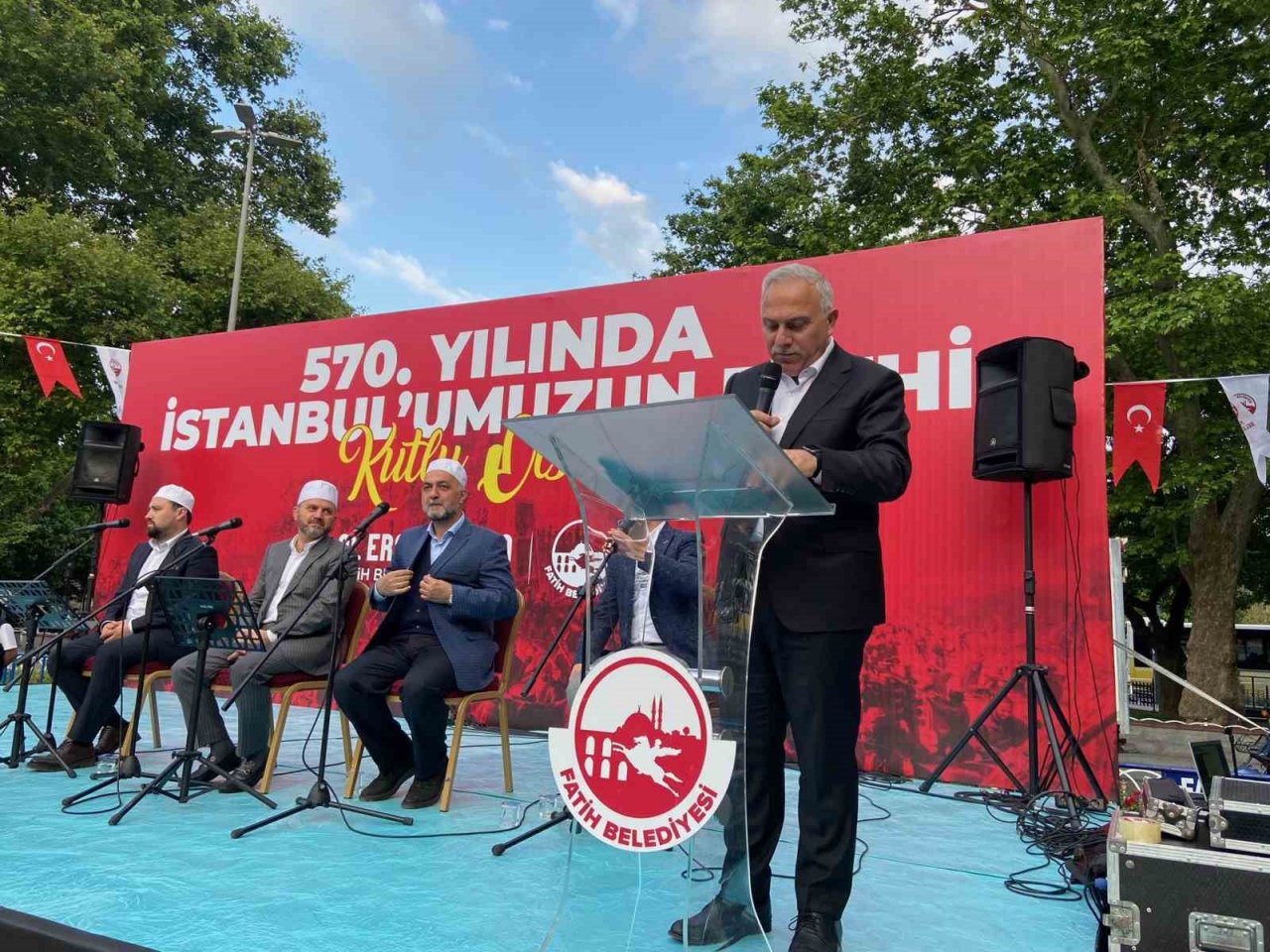 İstanbul’un fethinin 570’inci yılı Saraçhane Parkı’nda kutlandı