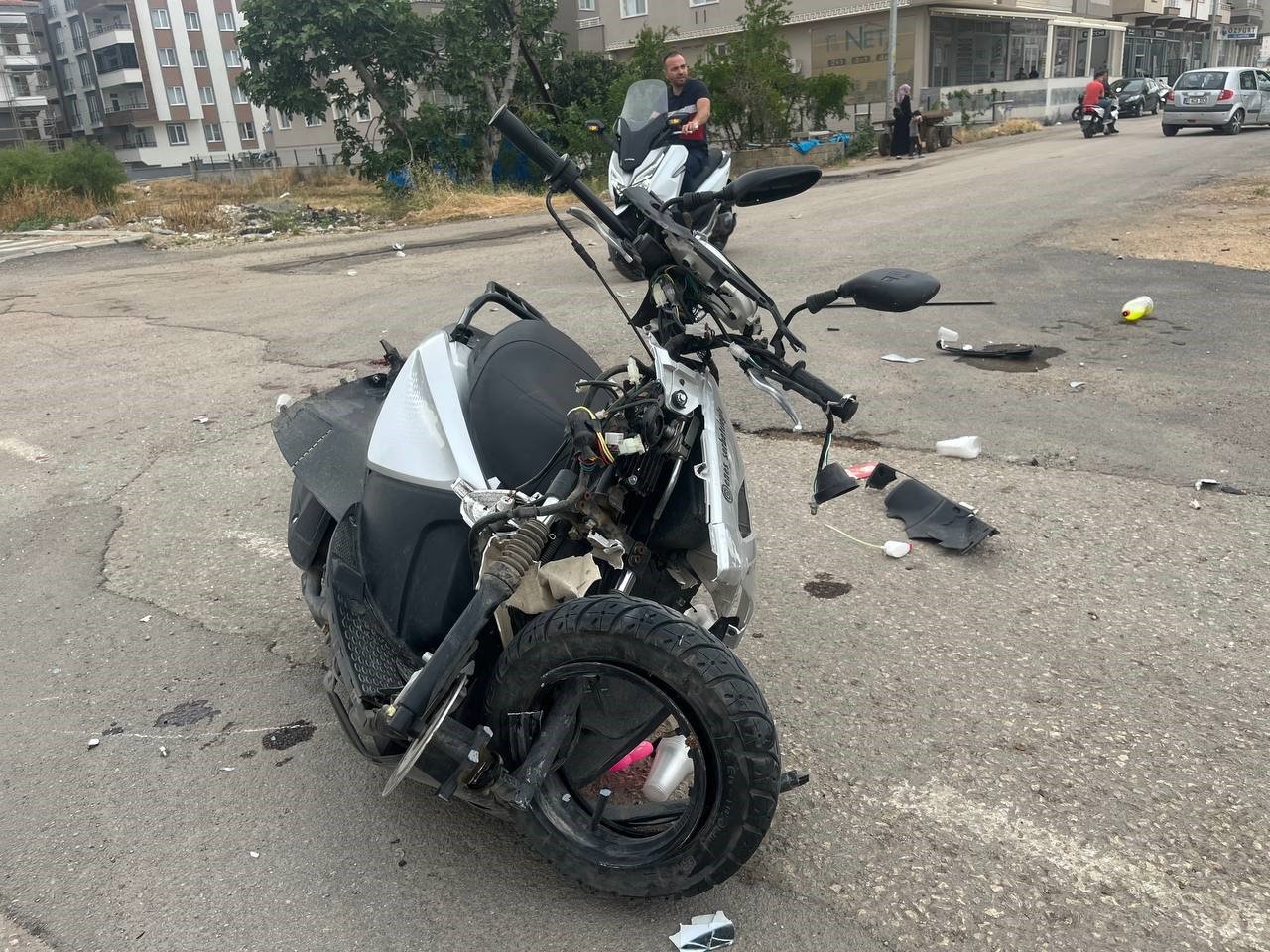 Kilis’te otomobil ile motosiklet çarpıştı: 1 ölü