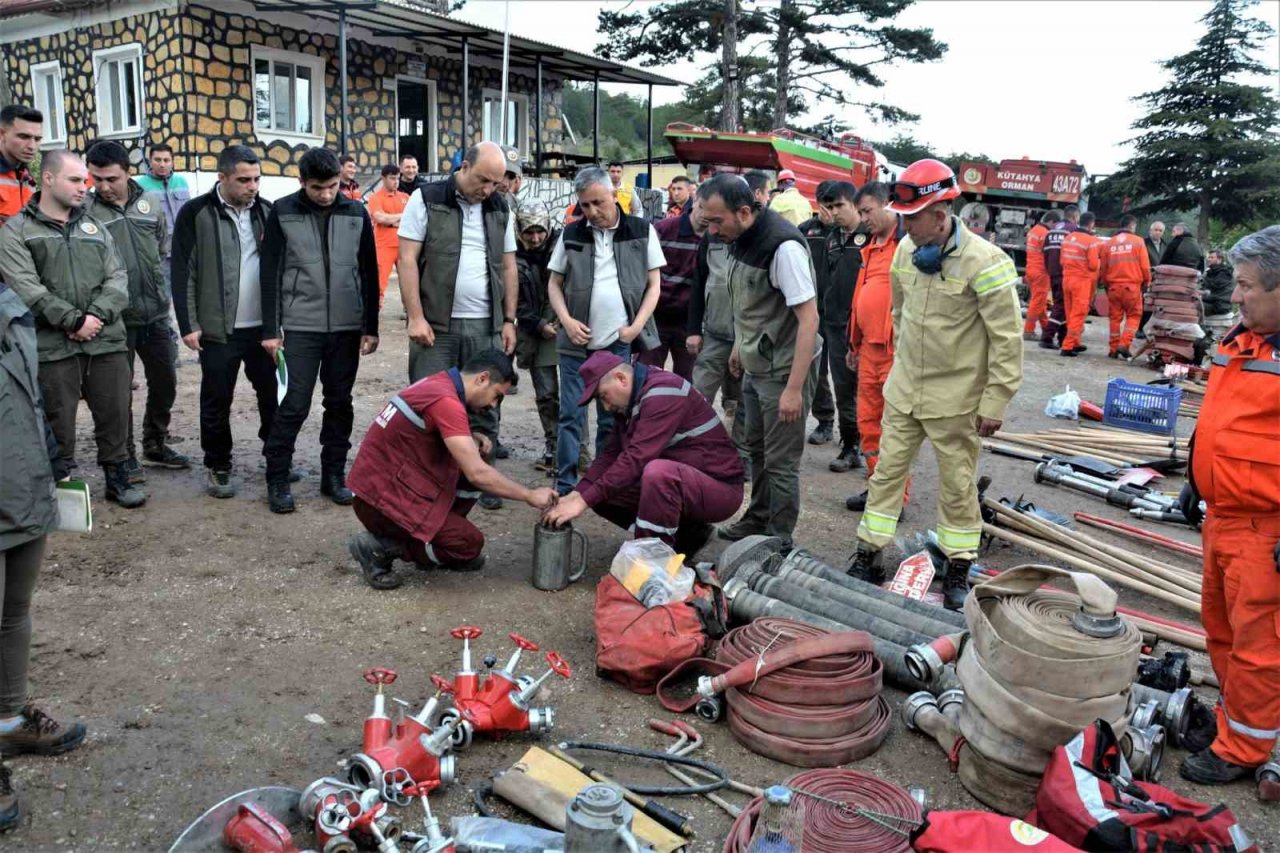 Kütahya OBM’de, işbaşı eğitim ve tatbikatları