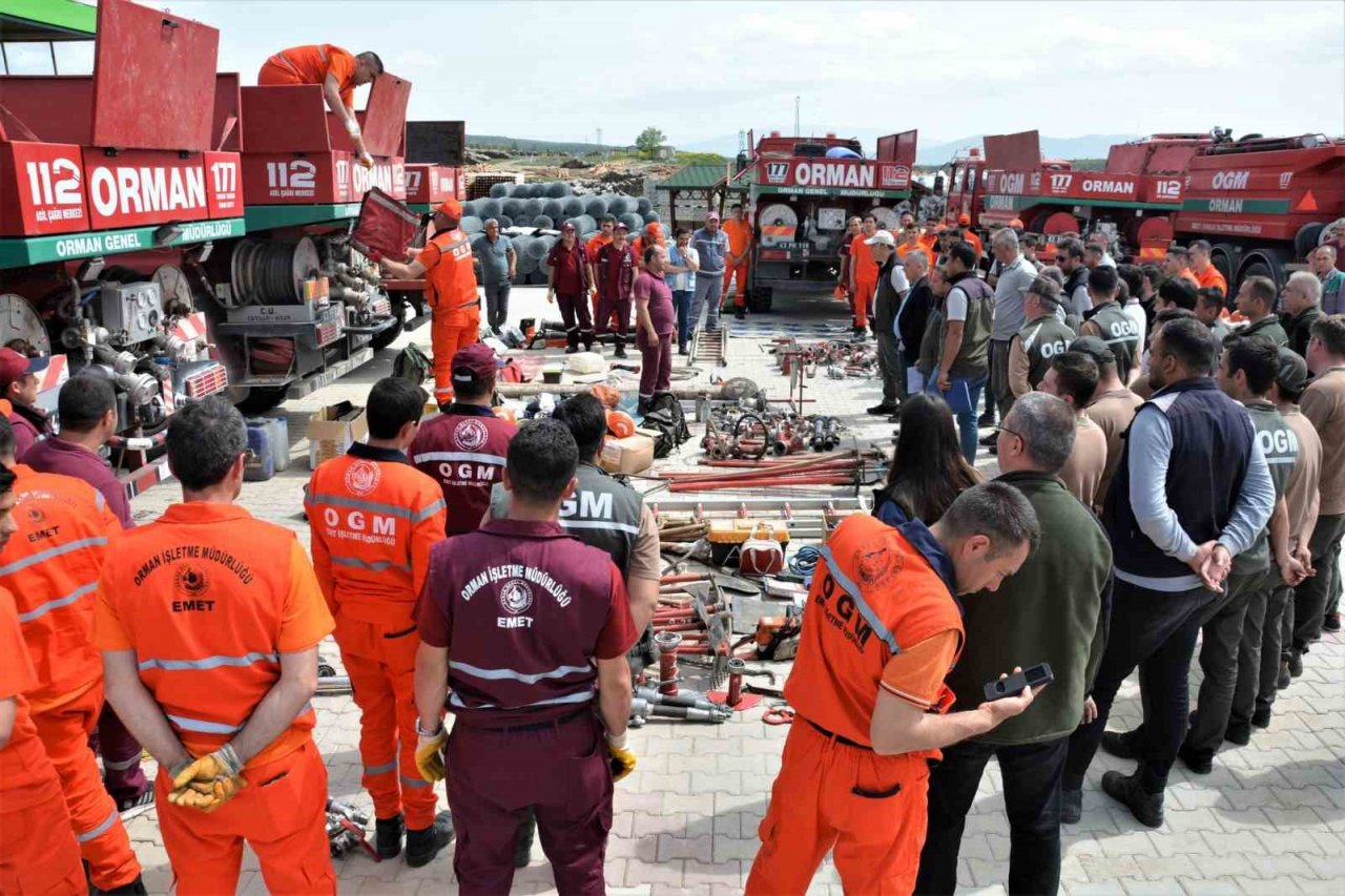 Kütahya OBM’de, işbaşı eğitim ve tatbikatları