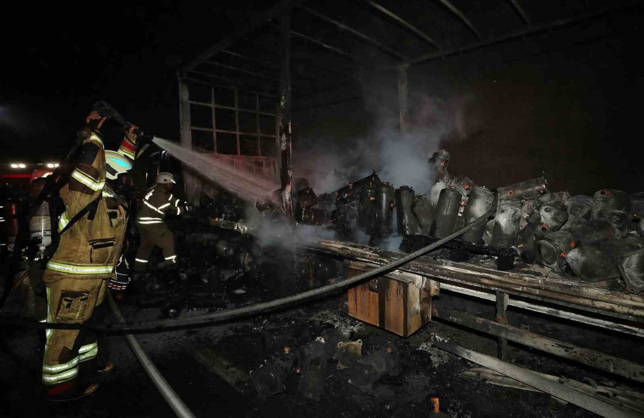 Otoyol tünellerindeki yangın güvenlik kamerasında