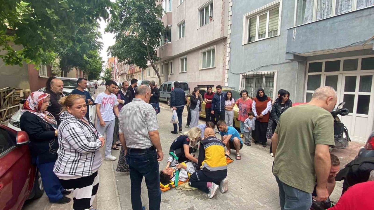 2 kişinin yaralandığı kazada tansiyon yükseldi