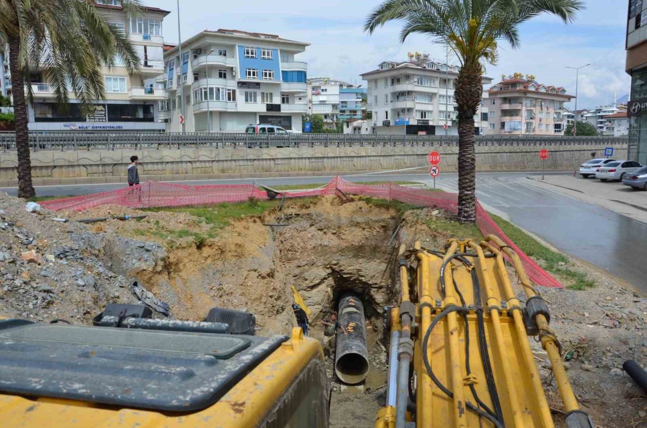 Alanya’da üç mahalleye 2 bin 200 metre yeni hat