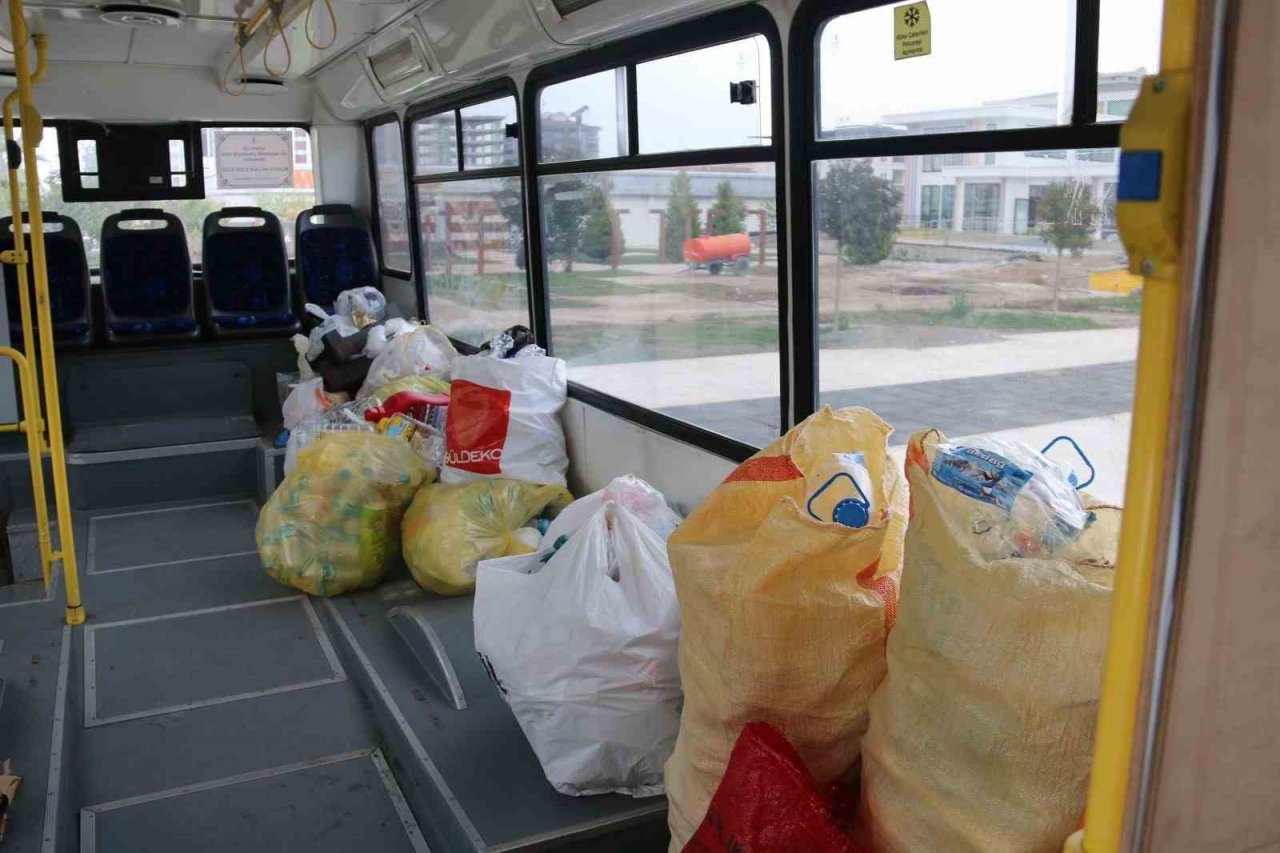 Atakumlulardan üretime sıfır atıkla katkı: 4 ayda 20 ton atık toplandı