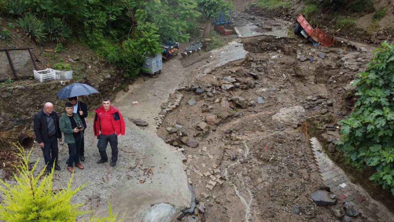 Nazilli’de Demirciler Mahallesi sele teslim oldu