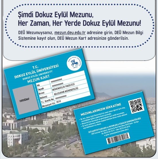 DEÜ’nün ’Mezun Kart’ına yoğun talep