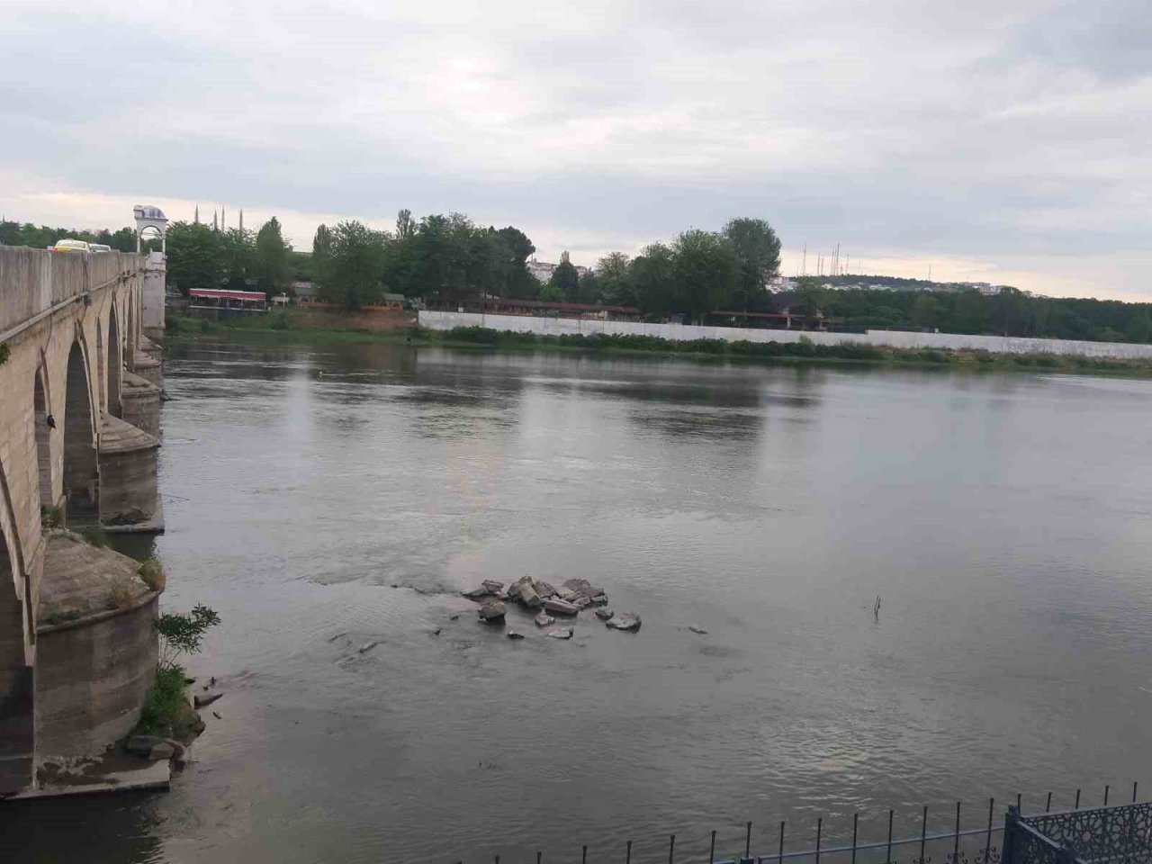 Meriç Nehri’nin debisi, son 1 ayda yüzde 50 düştü