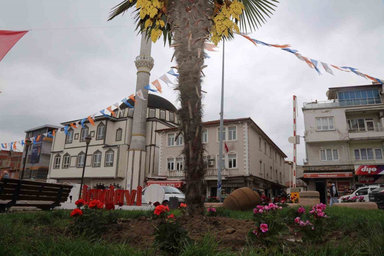 İvrindi’de çiçekler açtı