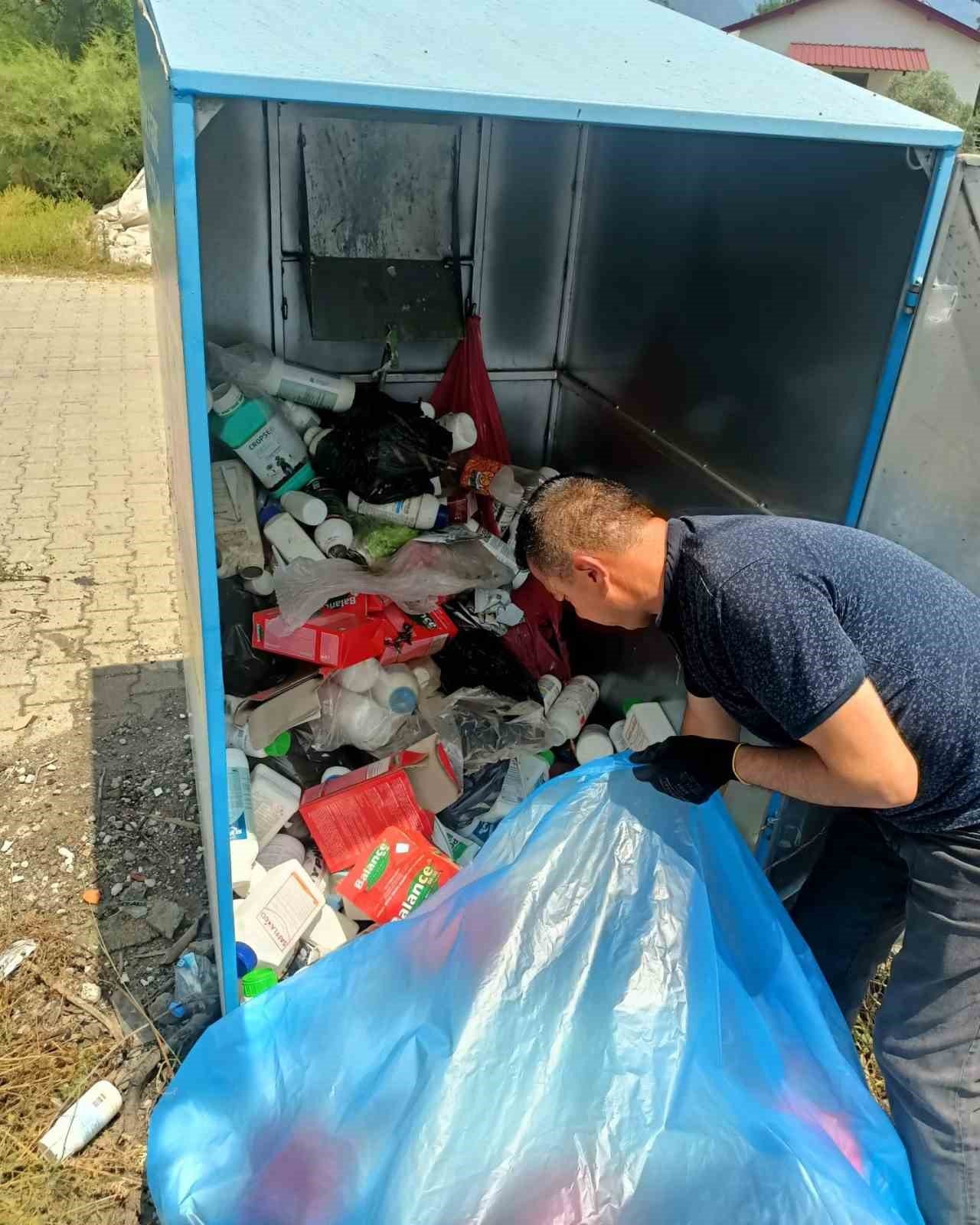 Köyceğiz’de yıllık yaklaşık 4 bin kg zehirli atık toplanıyor