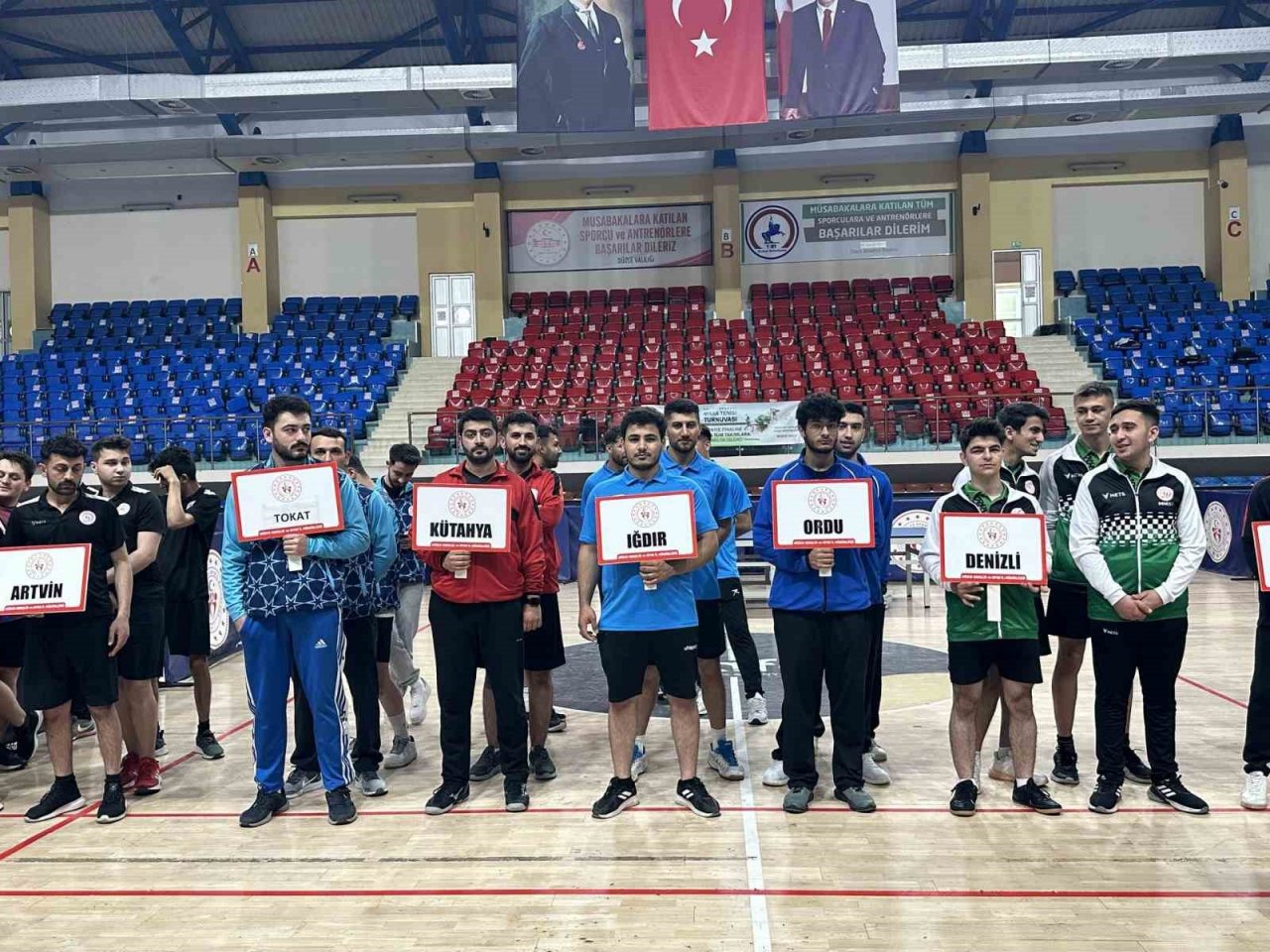 Yurtlar arası masa tenisi turnuvası Düzce’de başladı