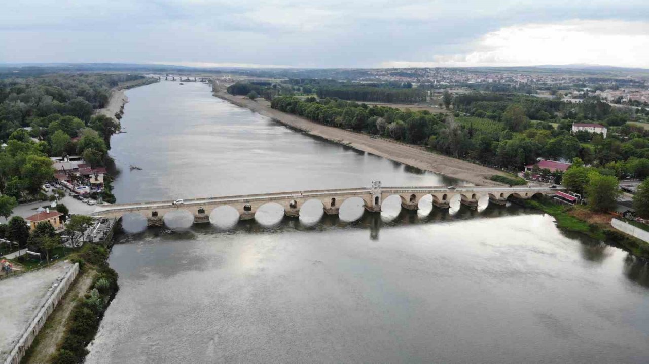 Meriç Nehri’nin debisi, son 1 ayda yüzde 50 düştü