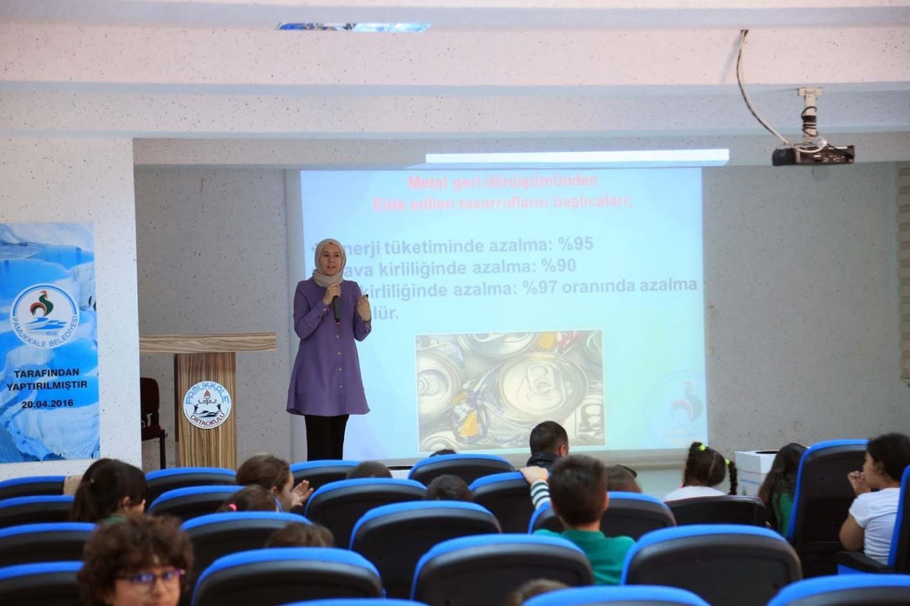 Geleceğin sahiplerine sıfır atık bilinci aşılandı