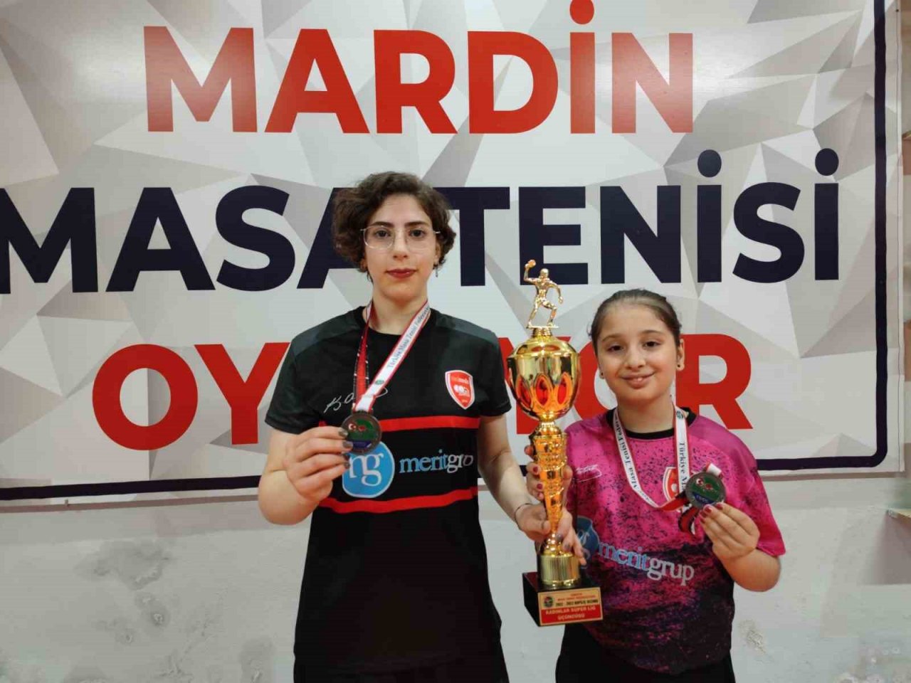 Mardin’in masa tenisi kız takımı Avrupa’da boy gösterecek