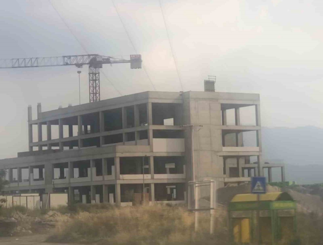 Yeni Çine Devlet Hastanesi inşaatının yüzde 50’si tamamlandı