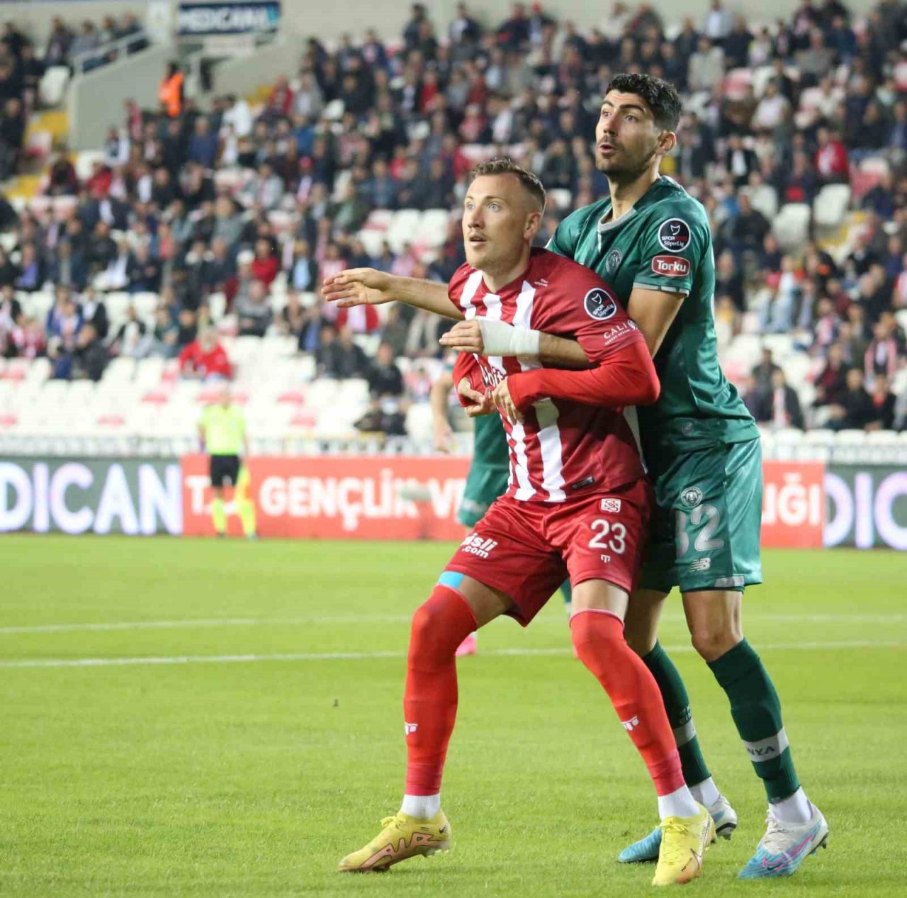 Spor Toto Süper Lig: DG Sivasspor: 1 - Konyaspor: 0 (İlk yarı)