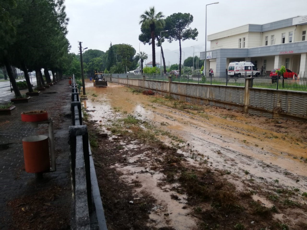 Sultanhisar İlçe Hastanesi’nde su baskını yaşandı