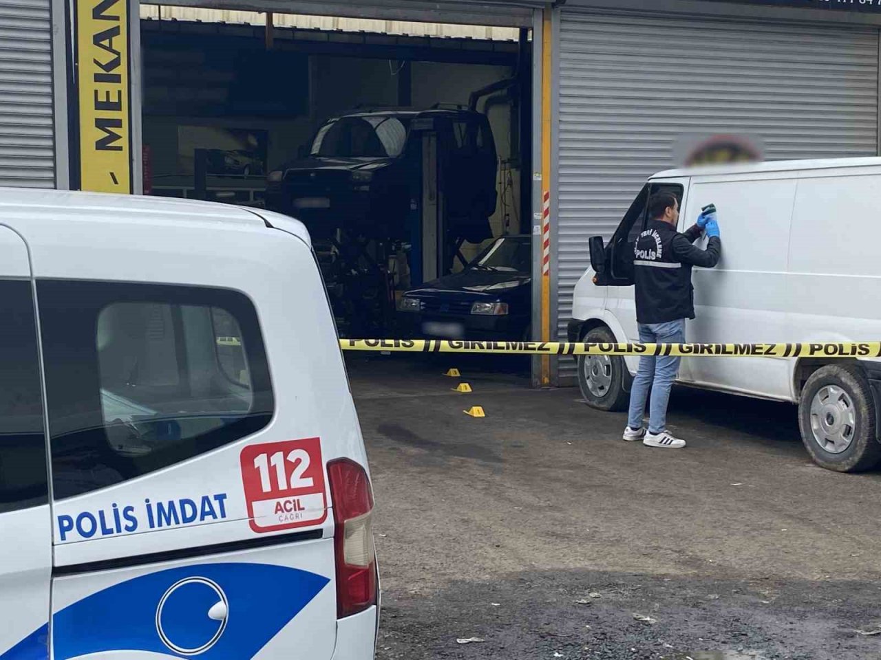 Oto tamircisinde silahlı saldırı: 2 yaralı