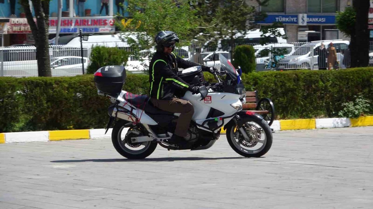 Van’da motosikletli 112 ekipleri göreve hazır