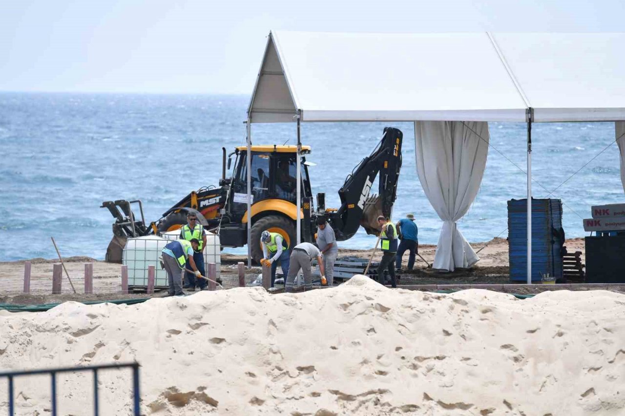 Plaj hentbolu hazırlıkları sürüyor