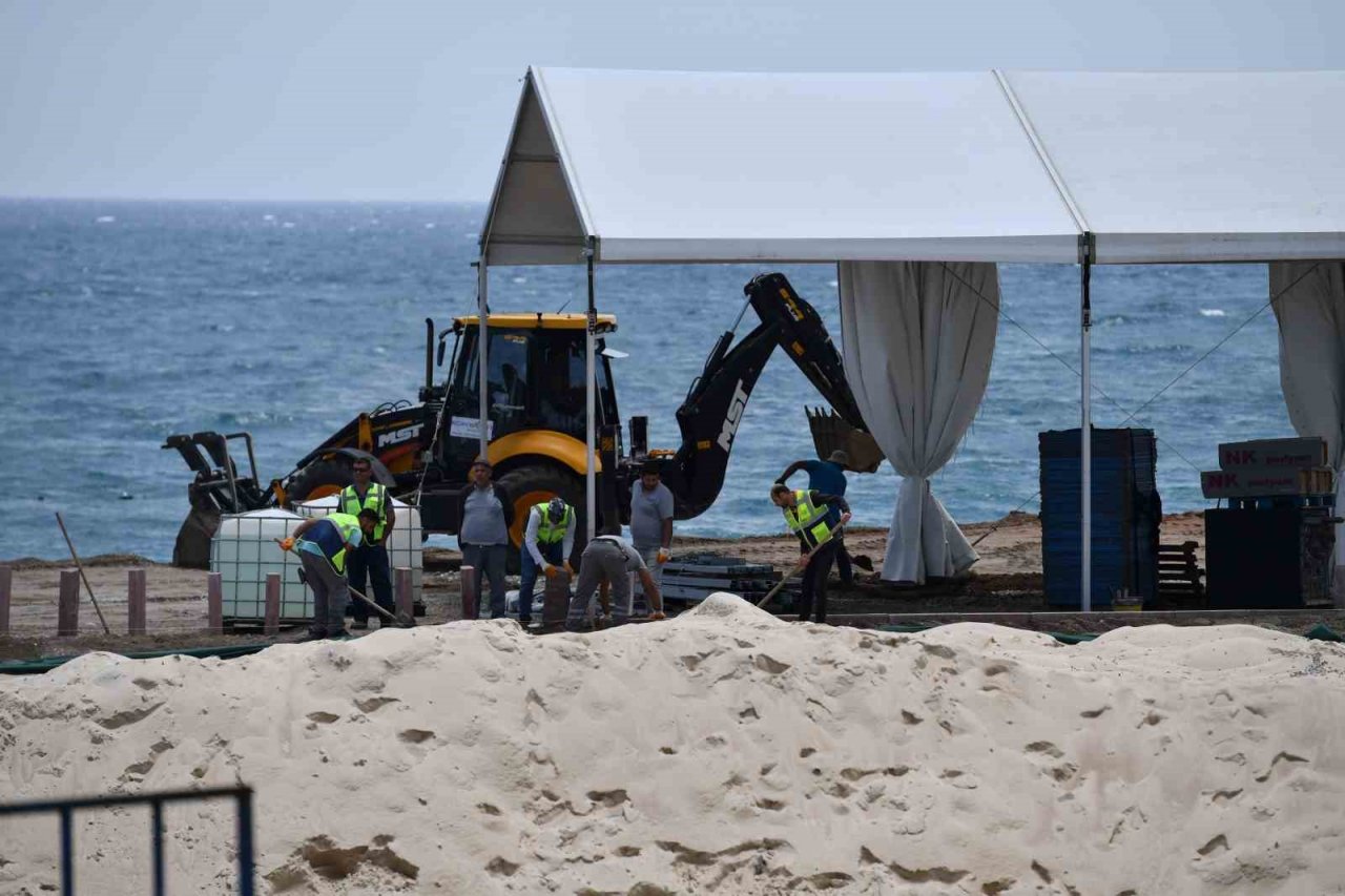 Plaj hentbolu hazırlıkları sürüyor