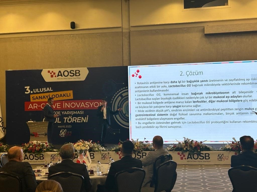 BARÜ Fen Fakültesi öğrencisinin “Rota Virüs” aşı çalışmasına ödül