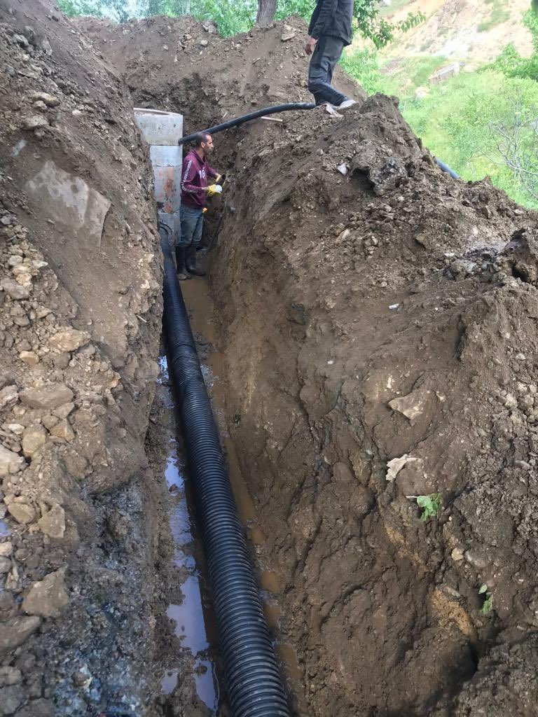 Bingöl’de köylerin alt yapı ve kanalizasyon tesisi yapımına başlandı