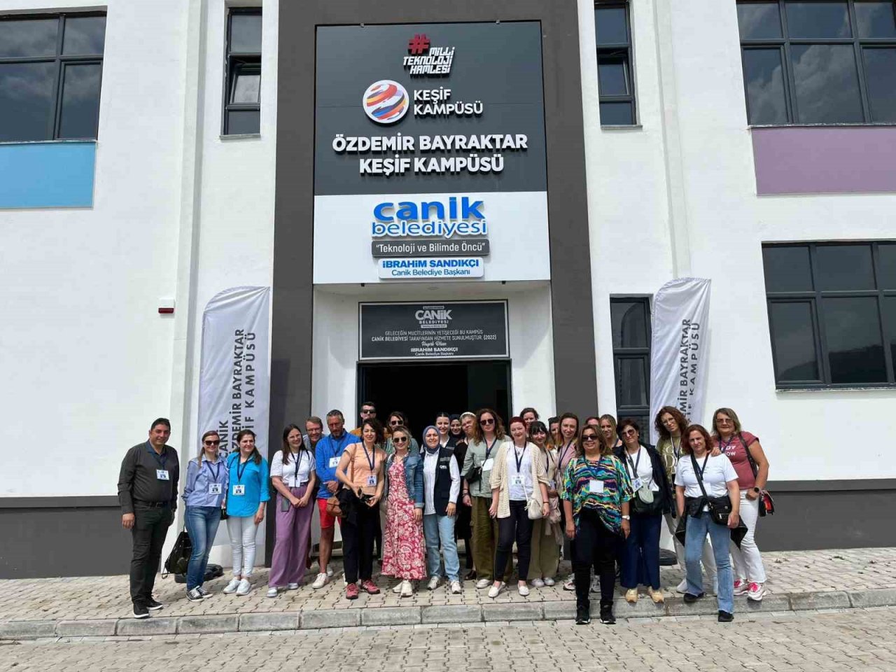 Avrupalı öğretmenlerden Canik Keşif Kampüsü’ne övgü