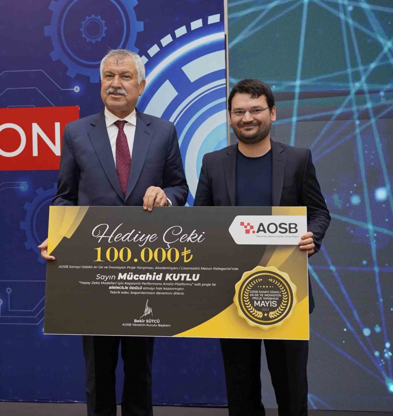 AOSB’de 3.Ulusal Sanayi Odaklı Ar-ge ve İnovasyon proje yarışmasında ödüller verildi