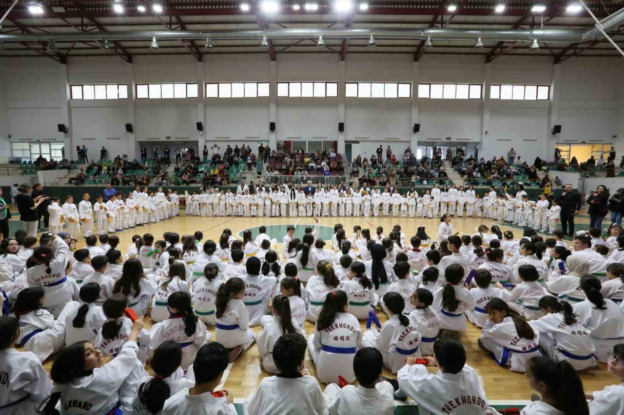 Derince’de tekvando şöleni