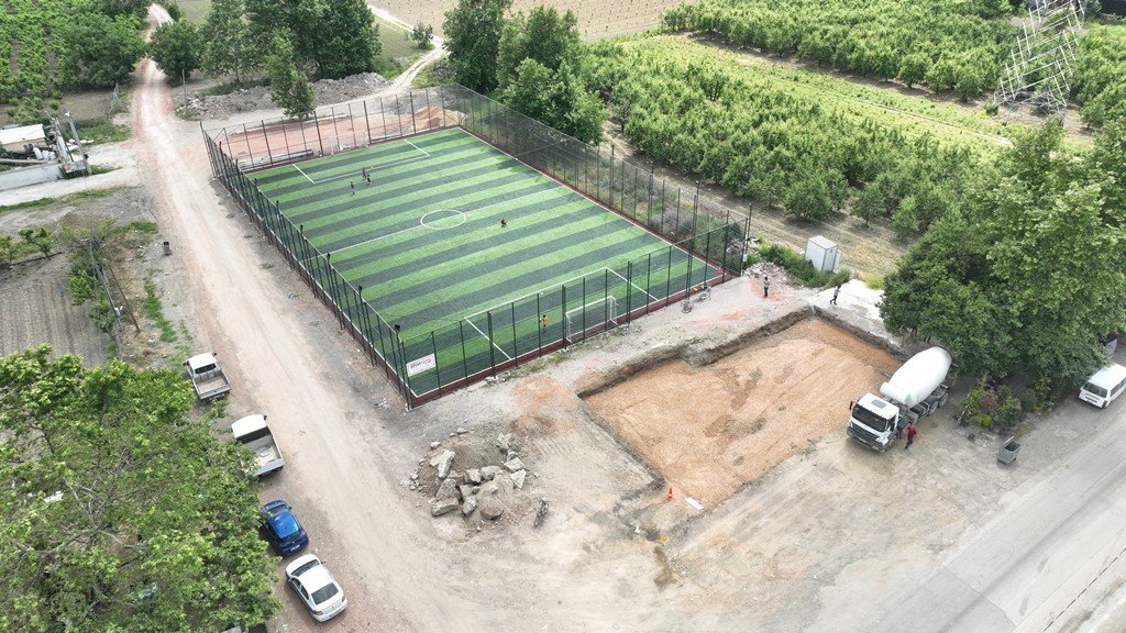 Gürsu’da spora yatırım sürüyor