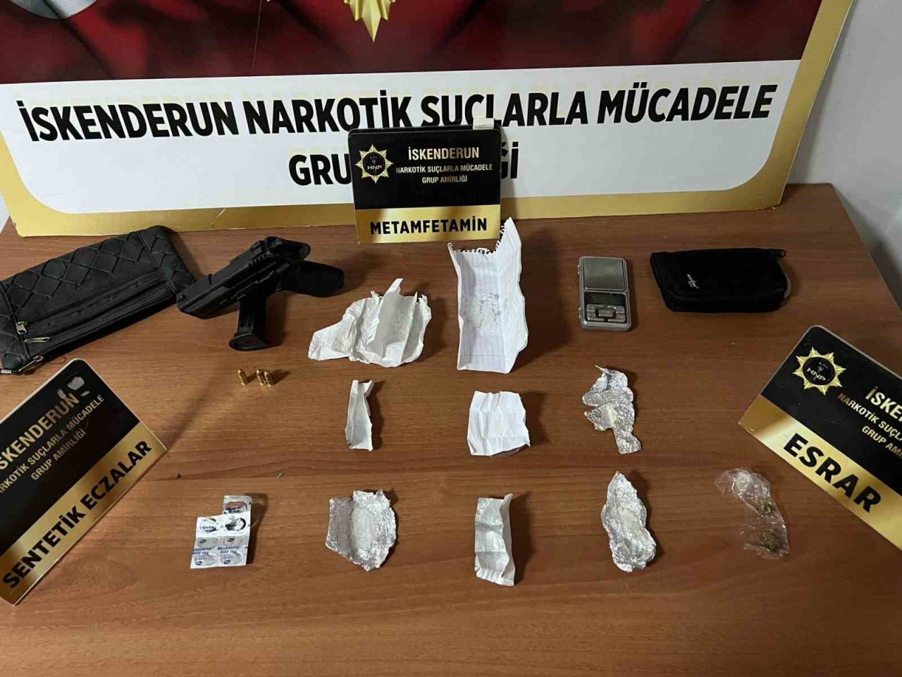 Hatay’da uyuşturucu ile mücadele 5 şüpheli yakalandı