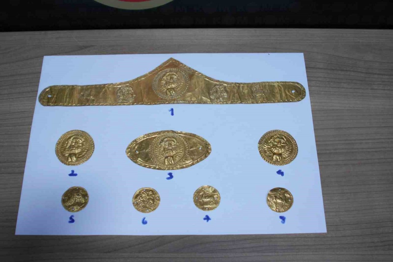 Nevşehir’de Helenistik Dönem’e ait 8 adet tarihi eser ele geçirildi