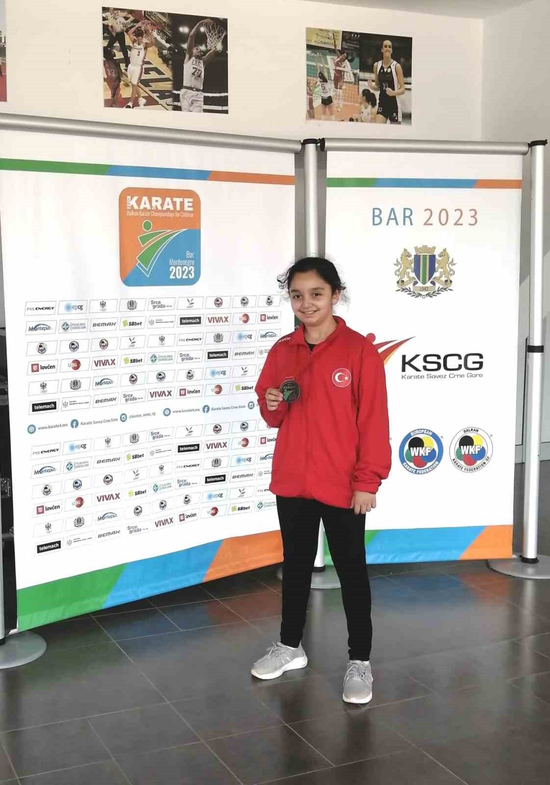 Eskişehirli karateci Balkan Şampiyonası’nda 3’üncü oldu