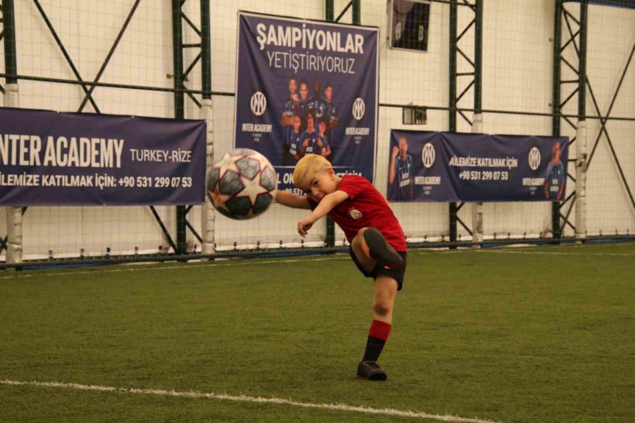 Rize’nin minik Icardi’si ‘İlcardi’