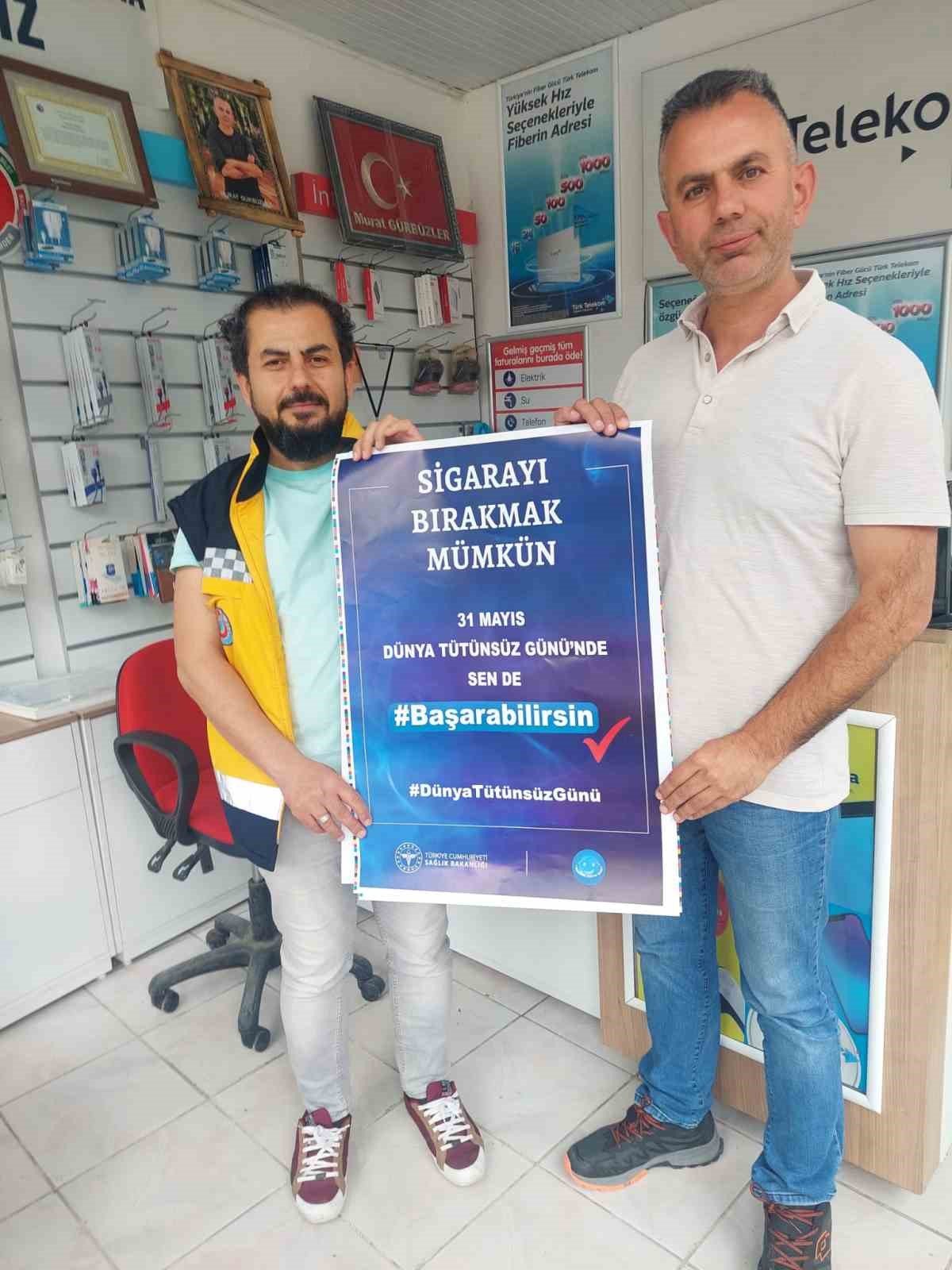 Tomarza İlçe Sağlık Merkezi’nden "Dünya Tütünsüz Gününde" anlamlı çalışma