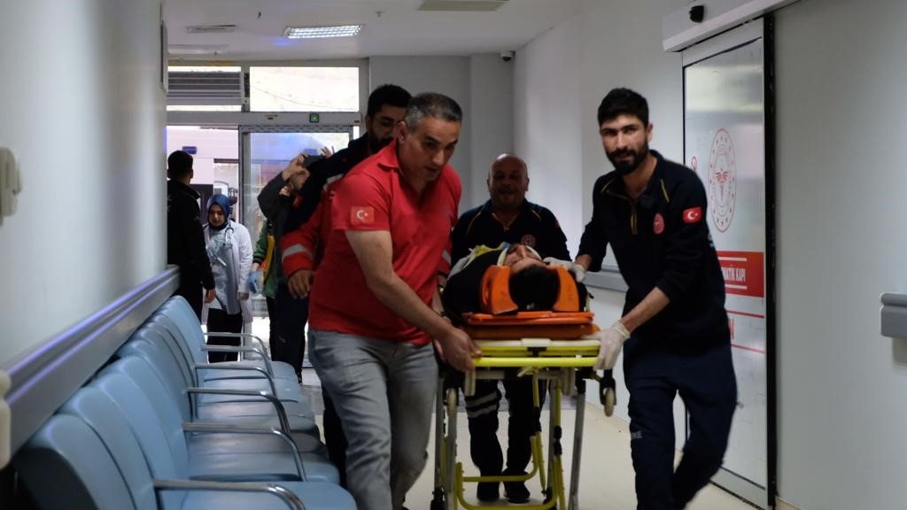 Gümüşhane Devlet Hastanesi’nde yapılan tatbikat gerçeği aratmadı