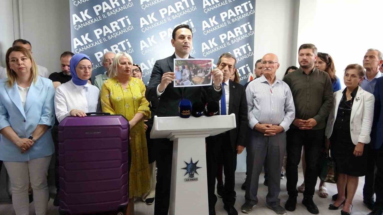 AK Parti İl Başkanı’ndan CHP’li Belediye Başkanı’na ‘mor bavullu’ gönderme