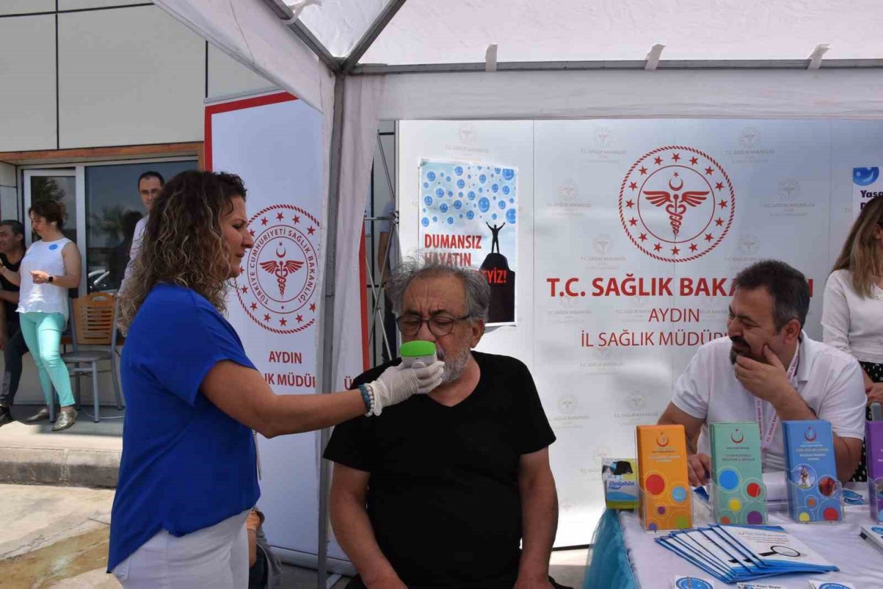 Aydın’da tütün kullanımının zararlarına dikkat çekildi
