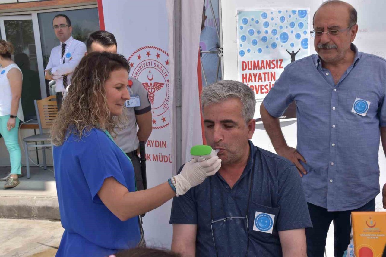 Aydın’da tütün kullanımının zararlarına dikkat çekildi