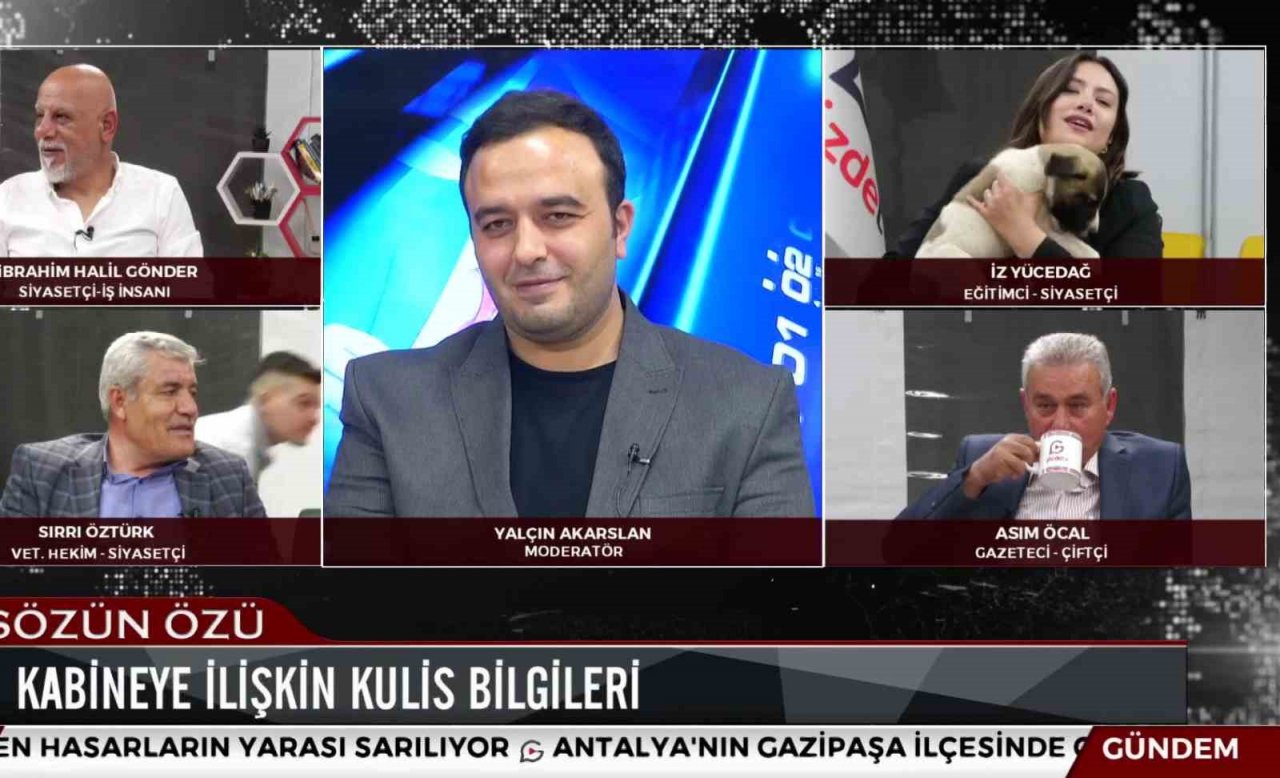 Canlı yayında sürpriz misafir