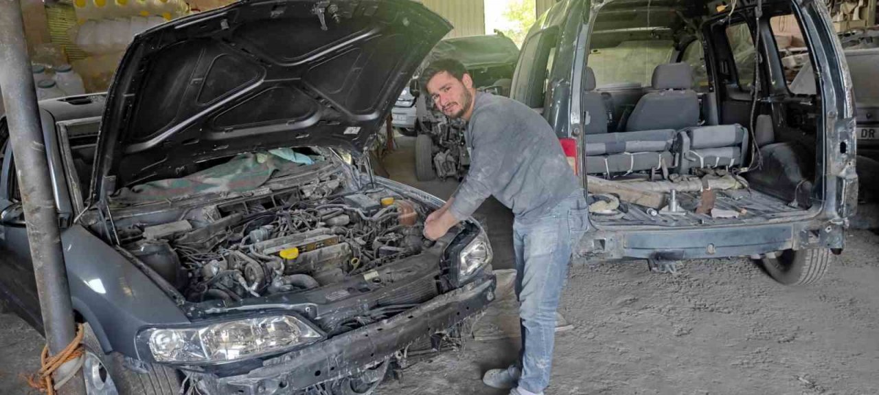 Depremde hasar gören araçlar yeniden ekonomiye kazandırılıyor