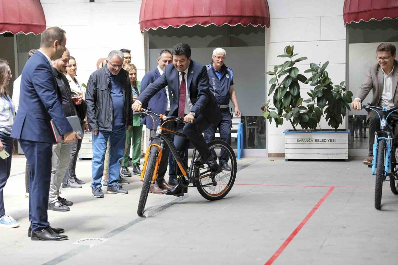SUBÜ’de AB projesi için ‘Bisiklet Odası’ açıldı