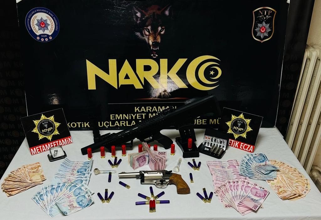 Karaman’da uyuşturucudan gözaltına alınan 1 kişi tutuklandı