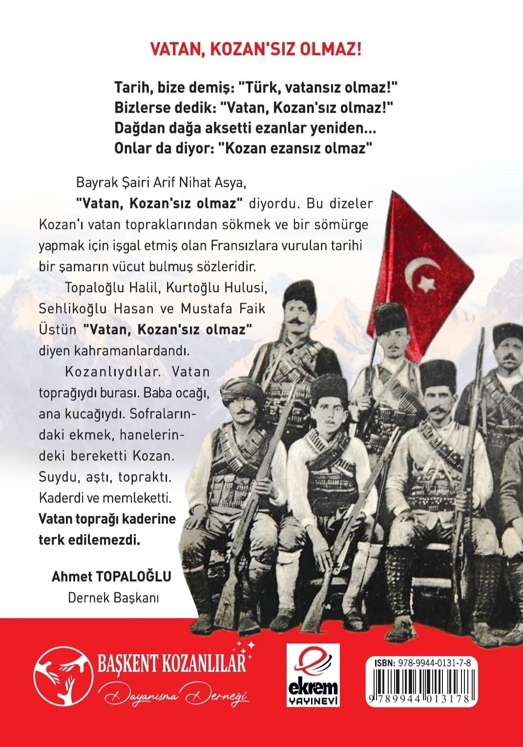 Başkent Kozanlılar Derneği’nden “Kozan’dan Sivas’a 1919” kitabı