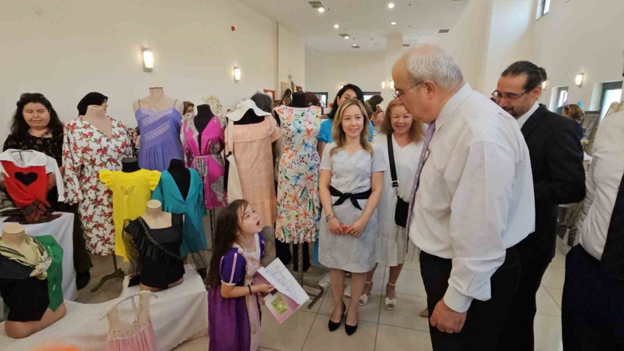 Nazillili kursiyerlerin eserleri görücüye çıktı