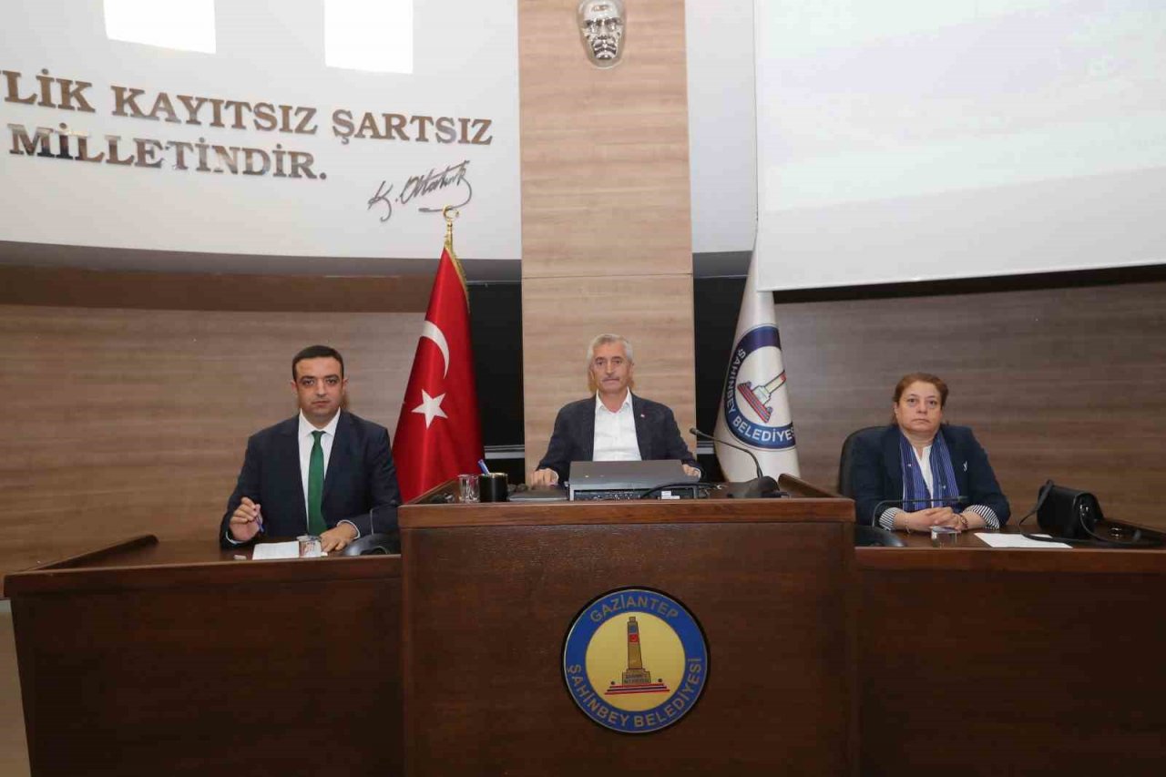 Şahinbey’de Haziran ayı meclis toplantısı yapıldı