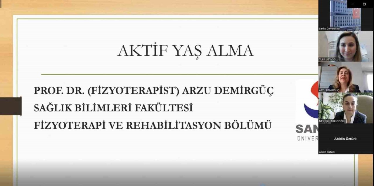 SANKO’da "Elbet bir gün yaşlanacağız" konulu panel