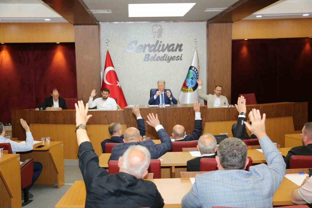 Serdivan Belediyesi Haziran ayı olağan meclisi toplandı