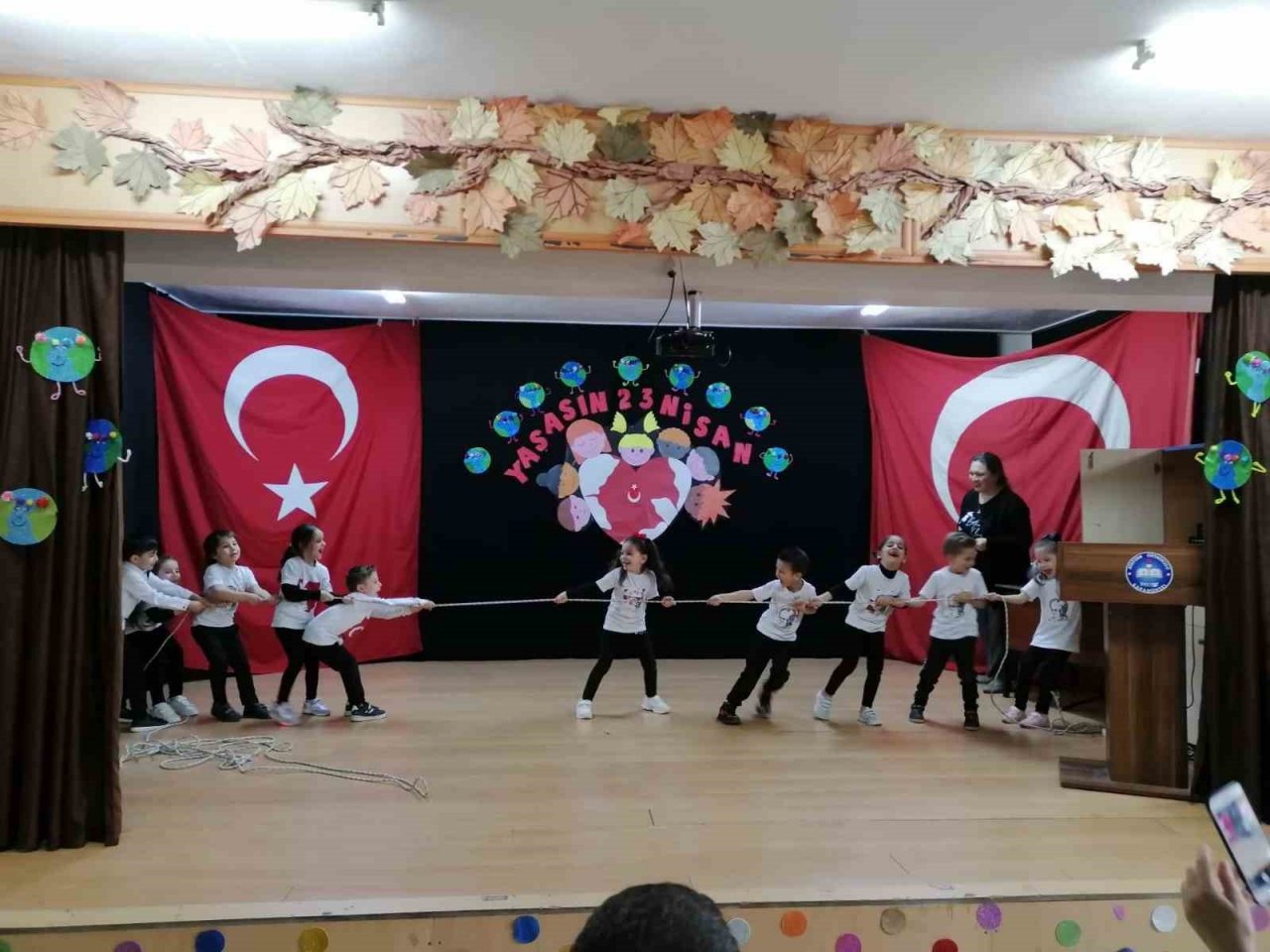 Minikler bu proje ile milli ve manevi değerleri öğrendi